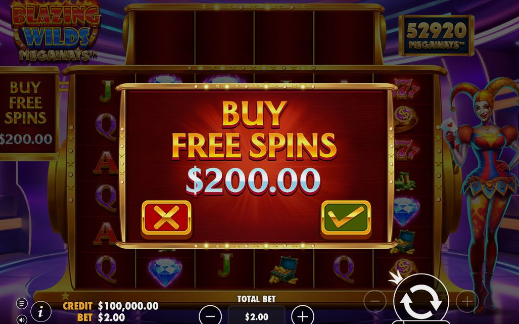 Free spins-läget under en bonusomgång i spelet