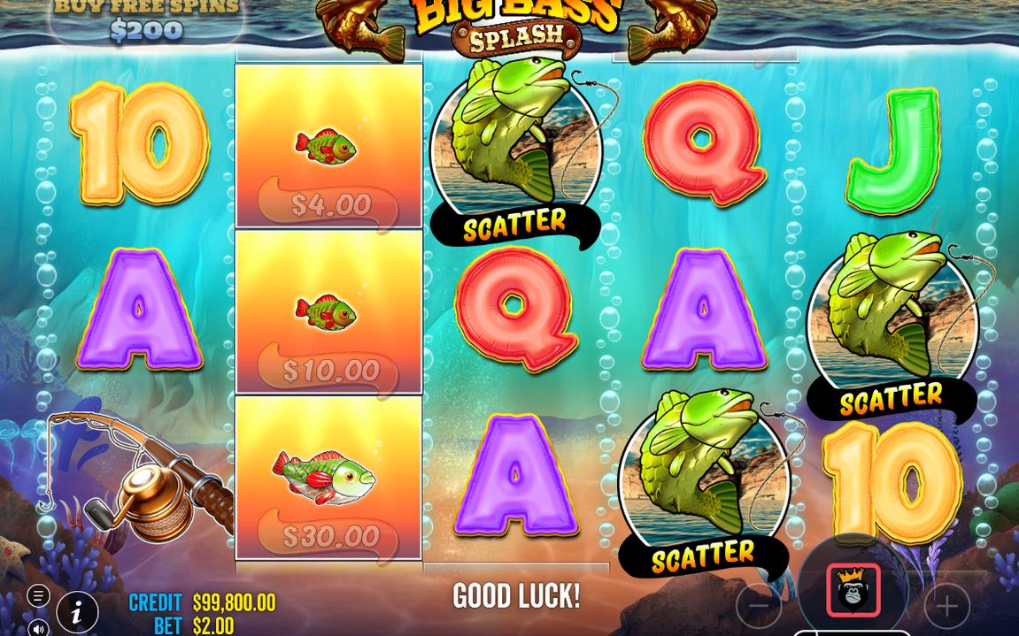 Free Spins med fiskar som bär pengavärden