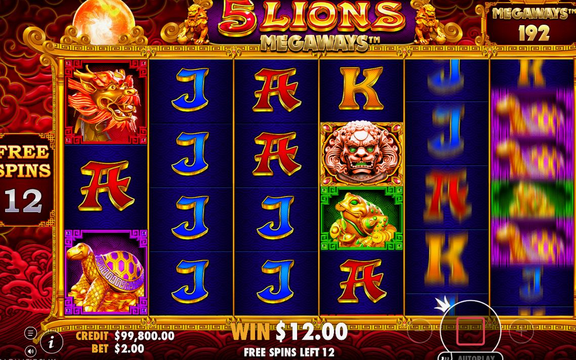 Free Spins-runda i spelets vy med WILD-multiplikatorer