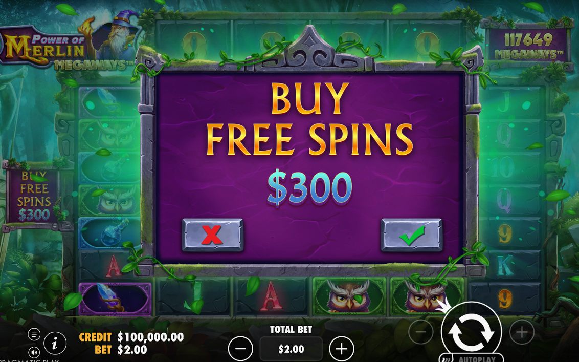 Gamble-hjulet som visas innan free spins startar
